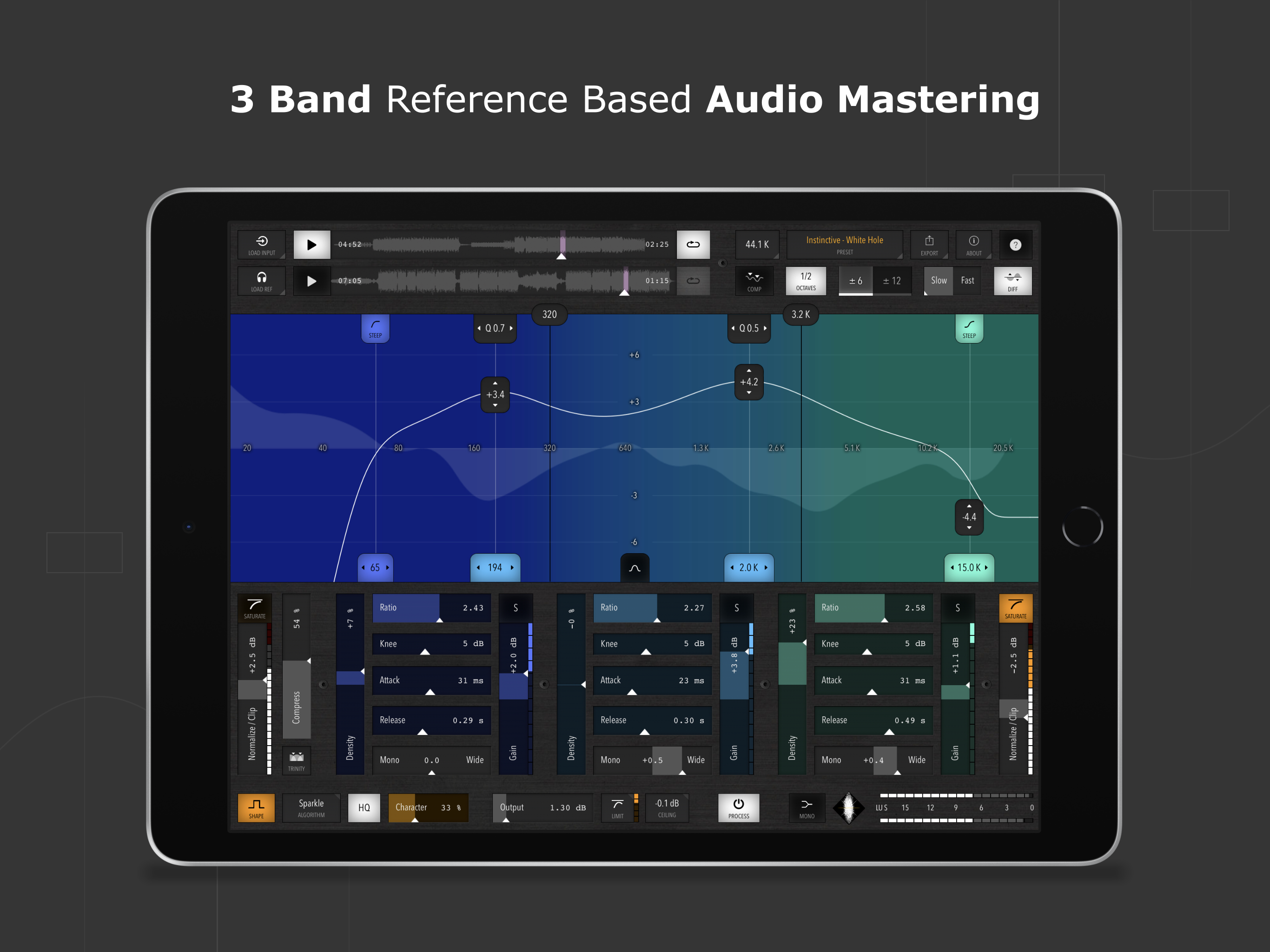 Reference Based Audio Mastering